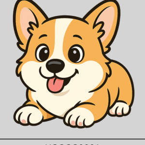 Cute Corgi Sticker
